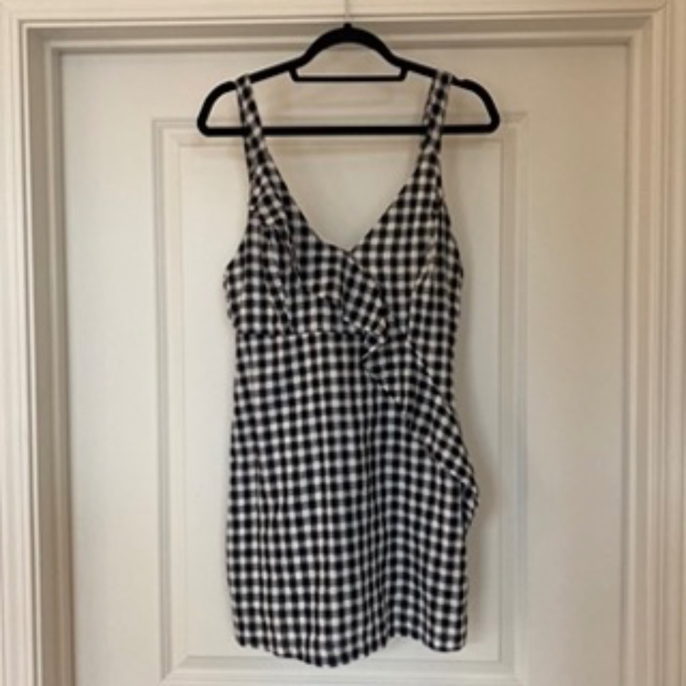 Plaid Checkered Ruffle Dress